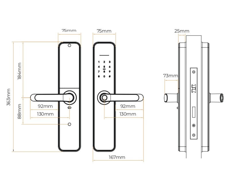 SAM -S50 Smart Grill Lock